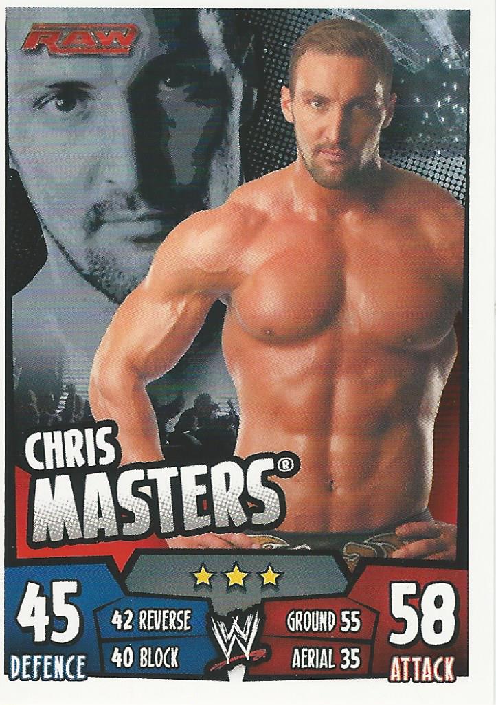 WWE Topps Slam Attax Rumble 2011 Trading Card Chris Masters No.54