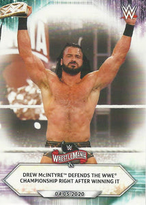 WWE Topps 2021 Trading Cards Drew McIntyre No.54