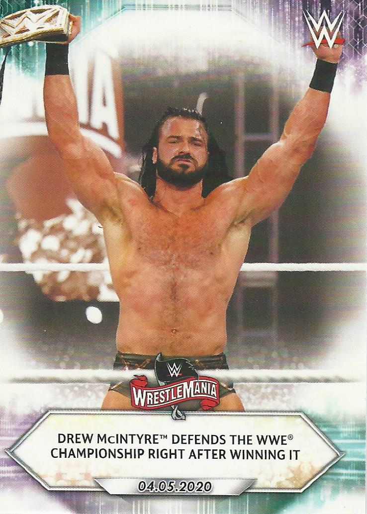 WWE Topps 2021 Trading Cards Drew McIntyre No.54