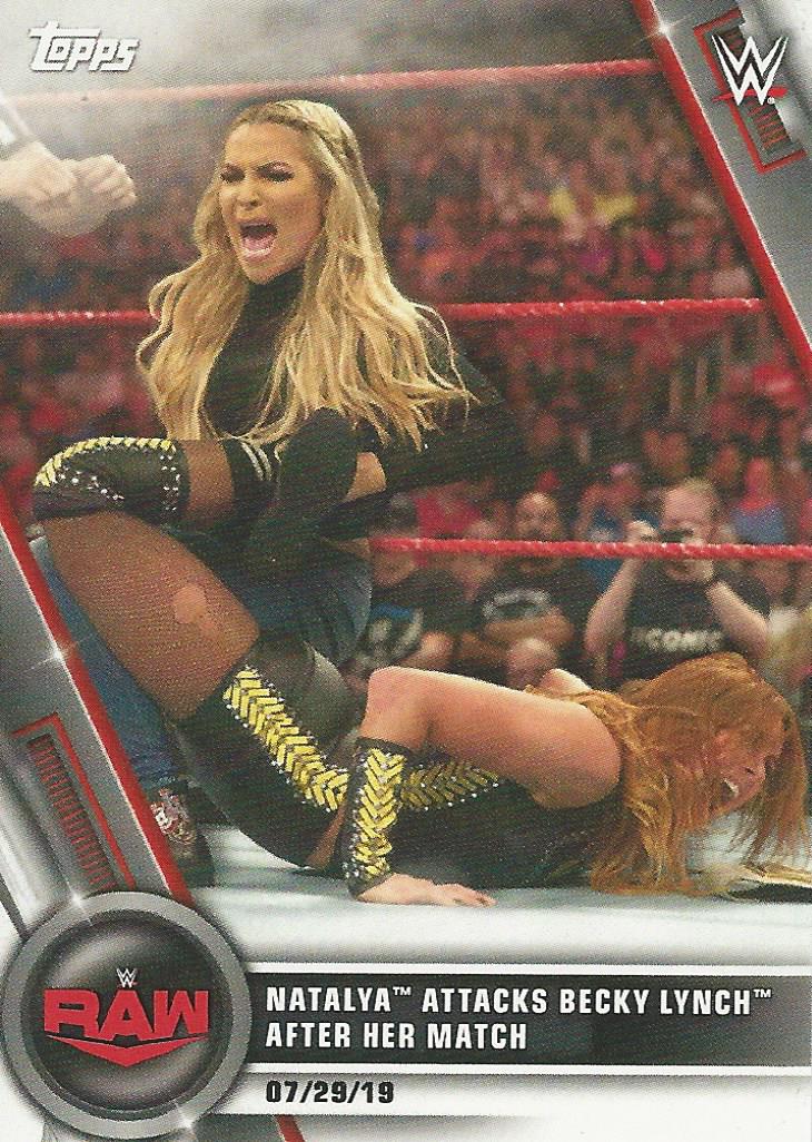 WWE Topps Women Division 2020 Trading Cards Natalya No.54