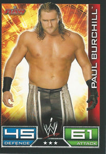 WWE Topps Slam Attax 2008 Trading Cards Paul Burchill No.54