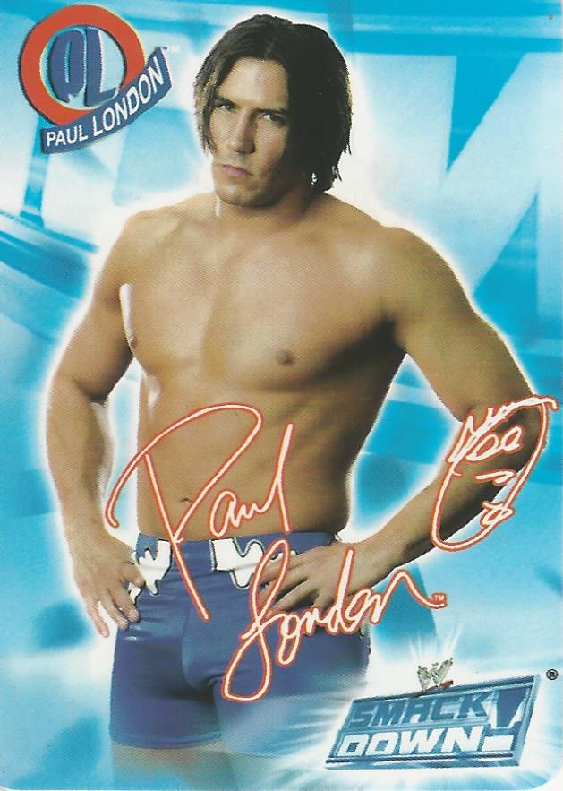 WWE Smackdown 2004 Tesla Trading Cards Paul London No.54