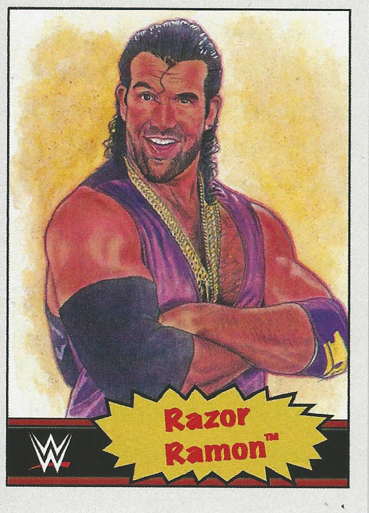 WWE Topps Living Set Trading Cards 2021 Razor Ramon No.54