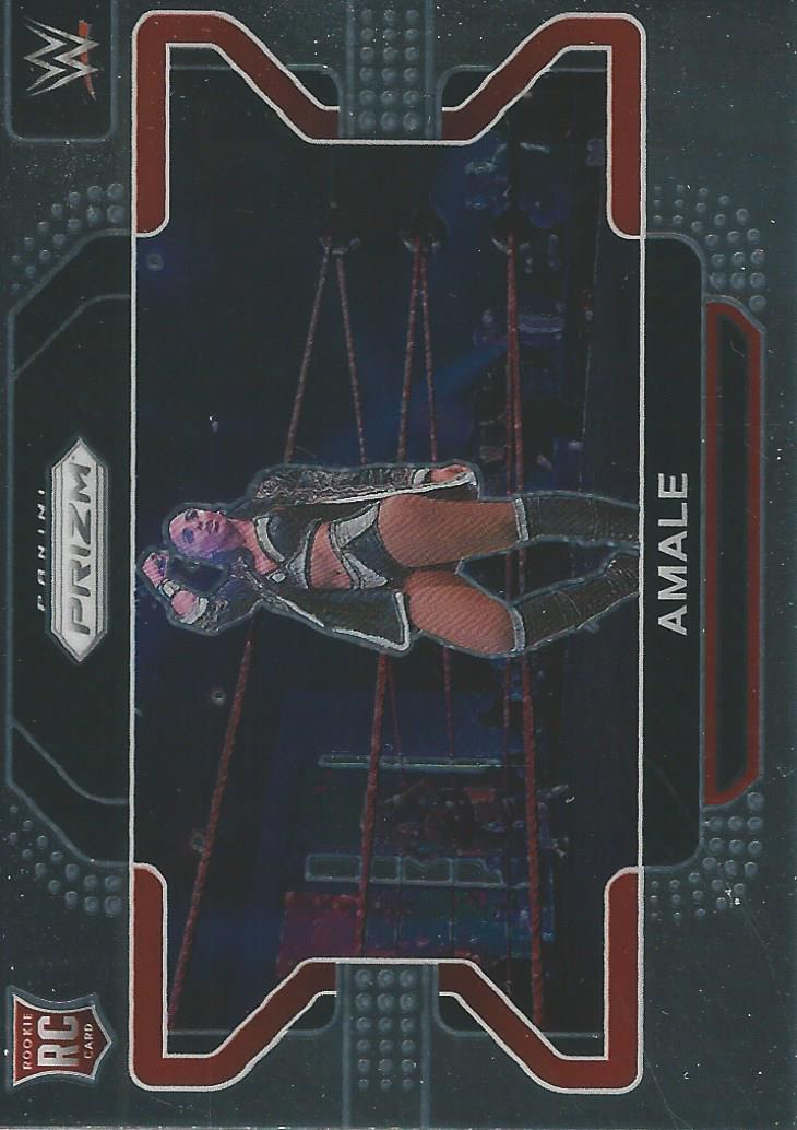 WWE Panini Prizm 2022 Trading Cards Amale No.54