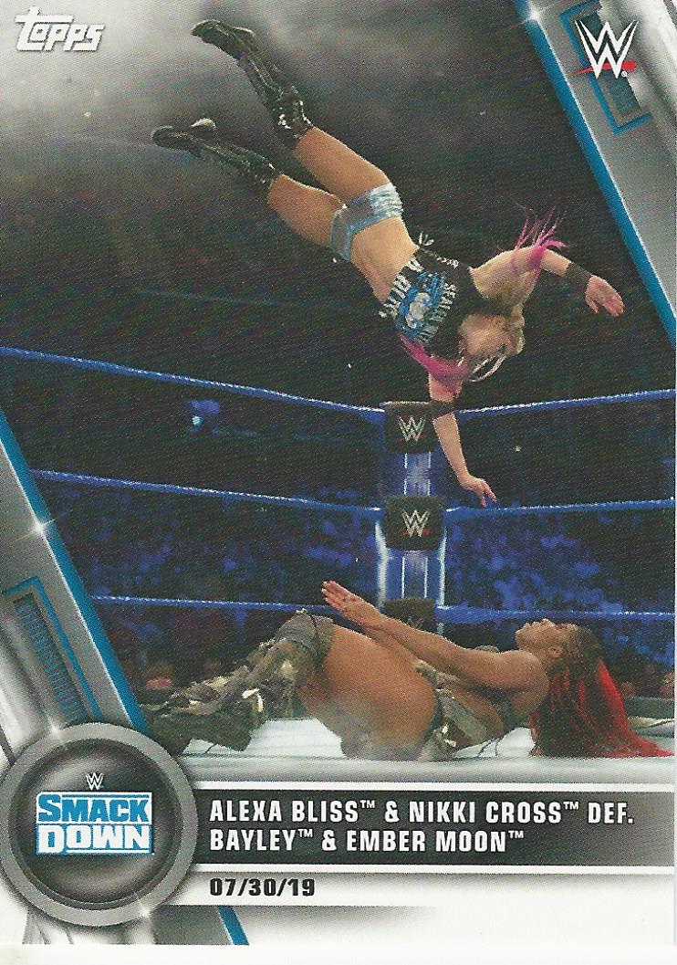 WWE Topps Womens Division 2020 Trading Cards Alexa Bliss No.55