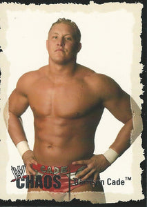 WWE Fleer Chaos Trading Card 2004 Garrison Cade No.55