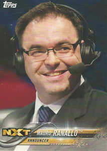 WWE Topps 2018 Trading Cards Mauro Ranallo No.55