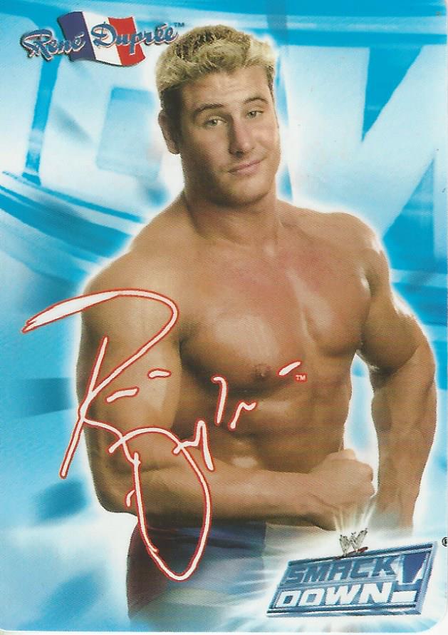 WWE Smackdown 2004 Tesla Trading Cards Rene Dupree No.55