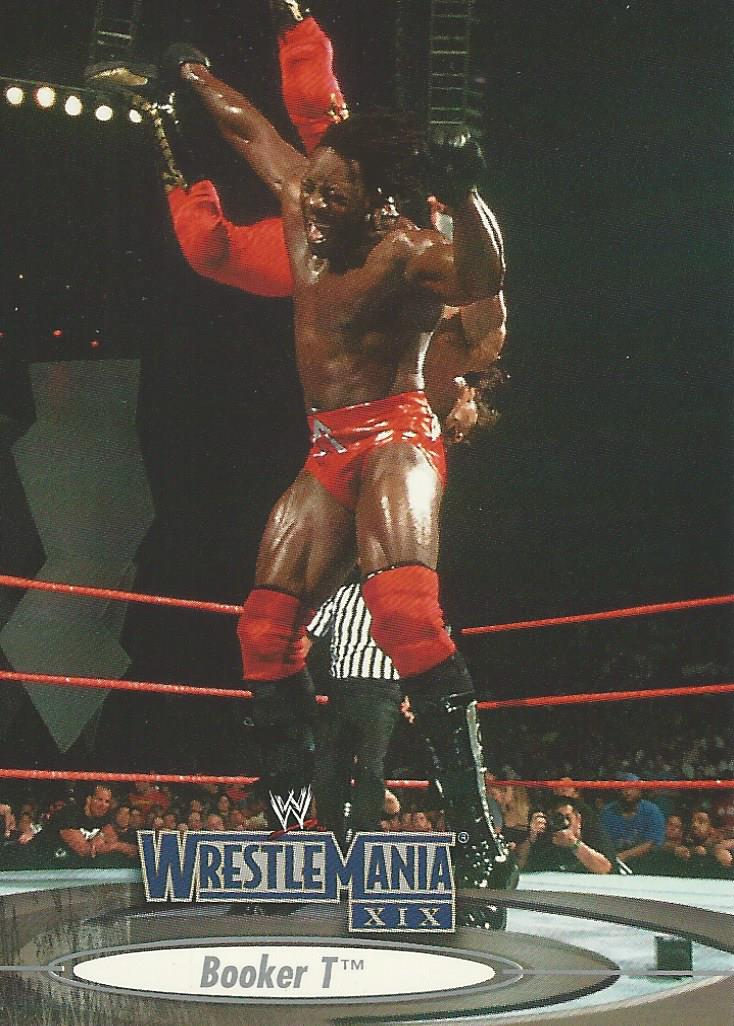 WWE Fleer Wrestlemania XIX Trading Cards 2003 Booker T No.55