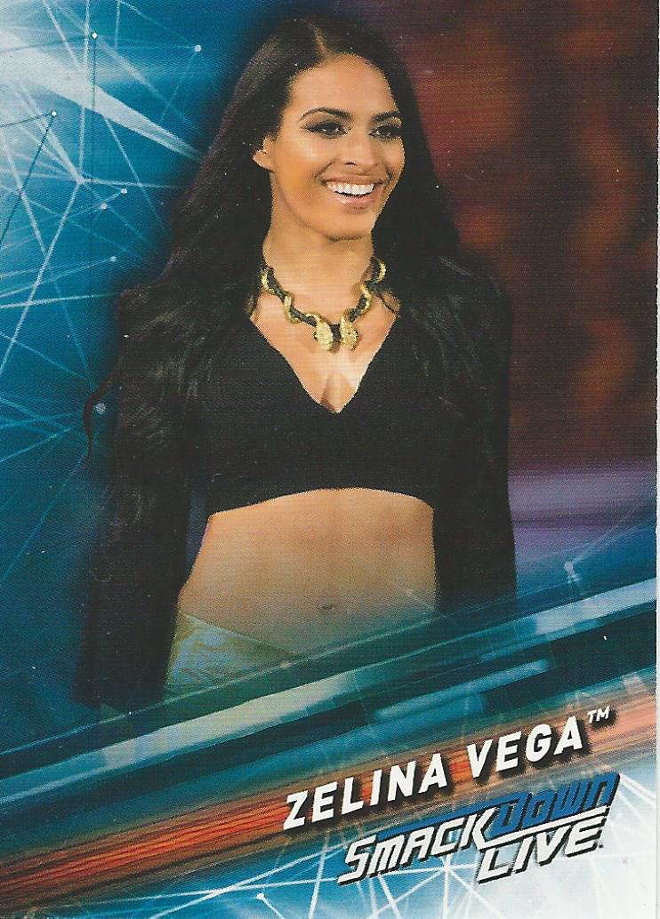 WWE Topps Smackdown 2019 Trading Cards Zelina Vega No.55