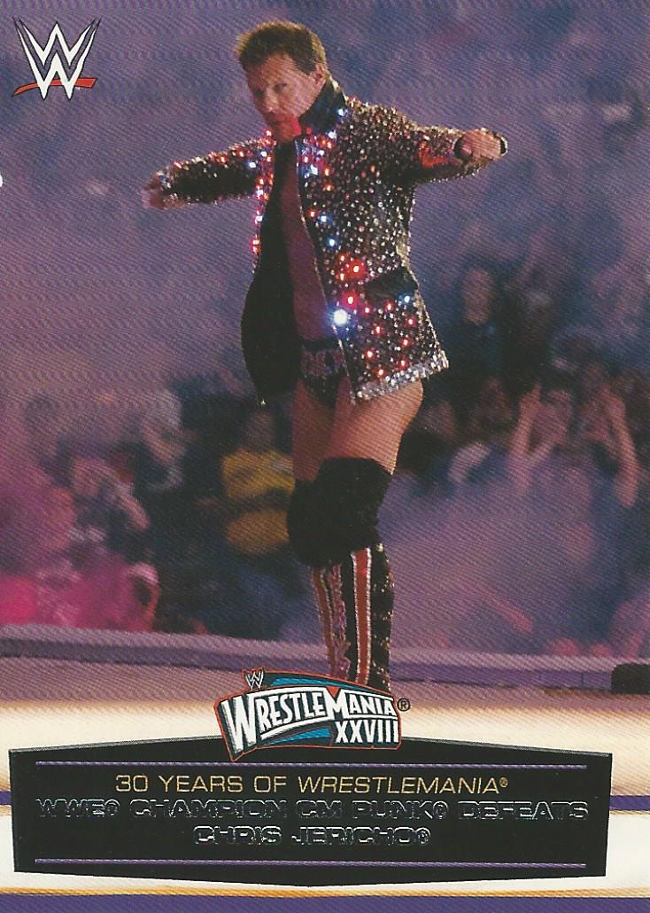 WWE Topps Road to Wrestlemania 2014 Trading Cards Chris Jericho 55 of 60