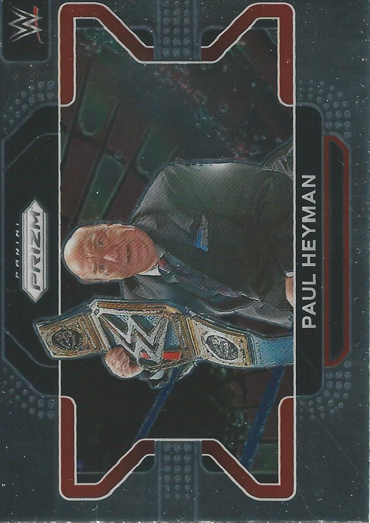 WWE Panini Prizm 2022 Trading Cards Paul Heyman No.55