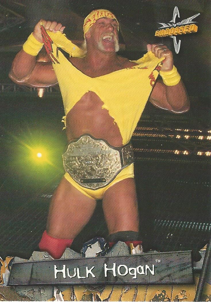 WCW Topps Embossed Trading Cards 1999 Hulk Hogan No.55