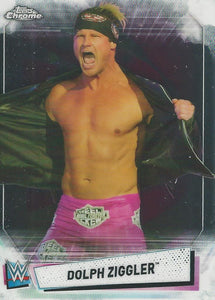 WWE Topps Chrome 2021 Trading Cards Dolph Ziggler No.55