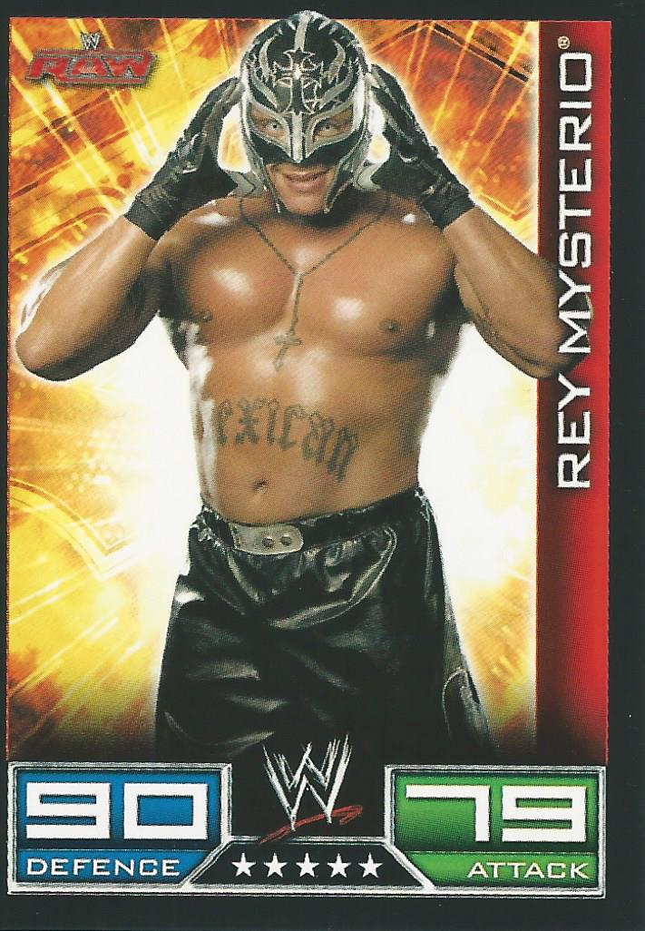 WWE Topps Slam Attax 2008 Trading Cards Rey Mysterio No.55