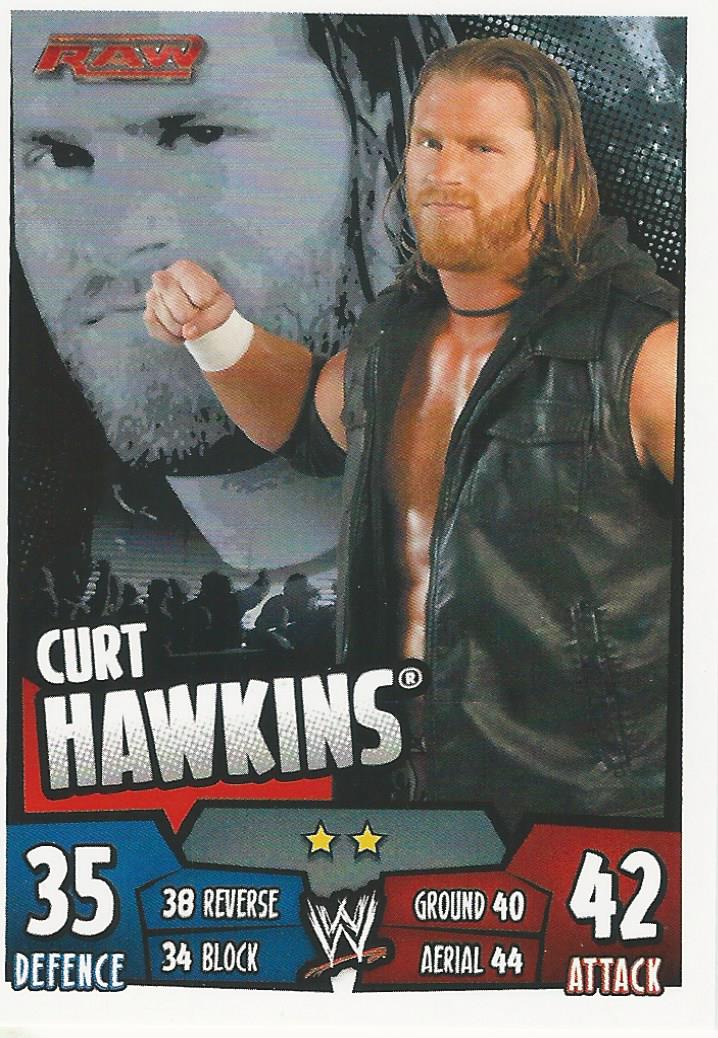 WWE Topps Slam Attax Rumble 2011 Trading Card Curt Hawkins No.55