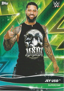 Topps WWE Superstars 2021 Trading Cards Jey Uso No.55
