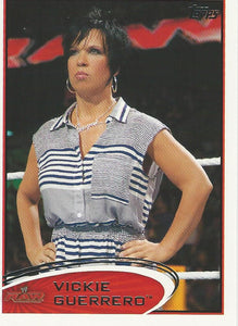 WWE Topps 2012 Trading Card Vickie Guerrero No.55