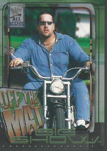 WWF Fleer All Access Trading Cards 2002 Big Show No.55