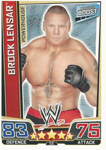 WWE Slam Attax Superstars 2013 Trading Card Brock Lesnar No.55