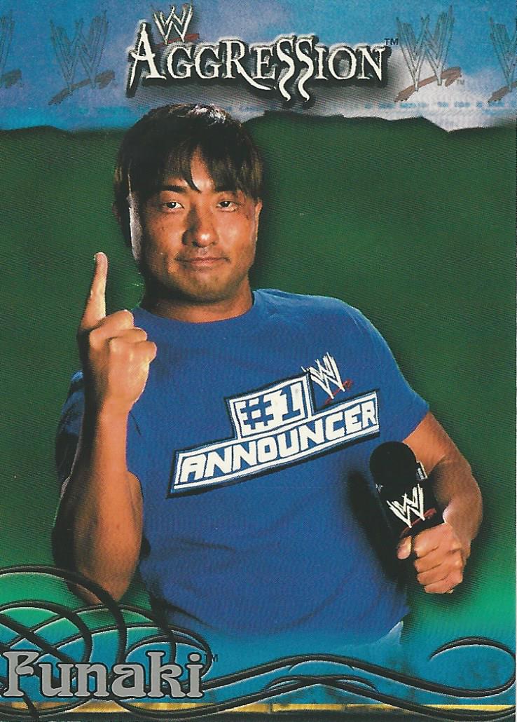 WWE Fleer Aggression Trading Card 2003 Funaki No.55