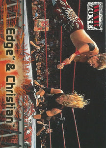 WWF Fleer Raw 2001 Trading Cards Edge and Christian No.55