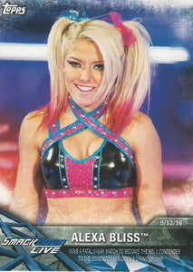 WWE Topps Women Division 2017 Trading Card Alexa Bliss WWE-6