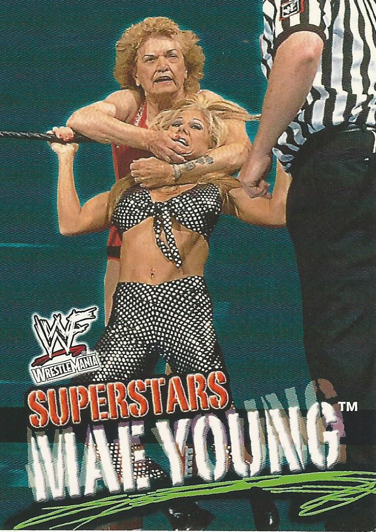 WWF Fleer Wrestlemania 2001 Trading Cards Mae Young No.56