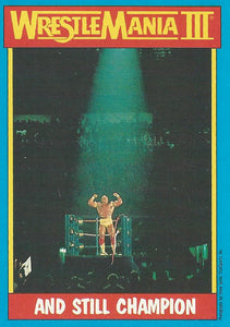 Topps WWF Wrestling Trading Cards 1987 Hulk Hogan No.56