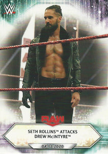 WWE Topps 2021 Trading Cards Seth Rollins No.56