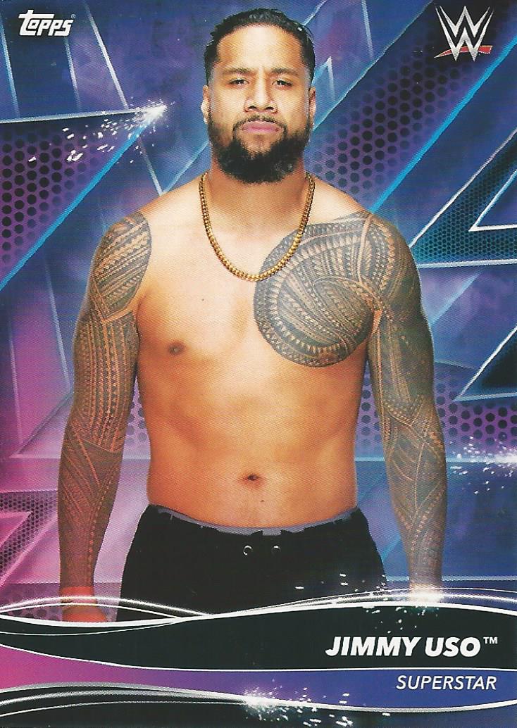 Topps WWE Superstars 2021 Trading Cards Jimmy Uso No.56