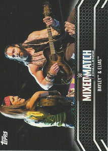 WWE Topps Women Division 2018 Trading Cards Bayley and Elias MM-6