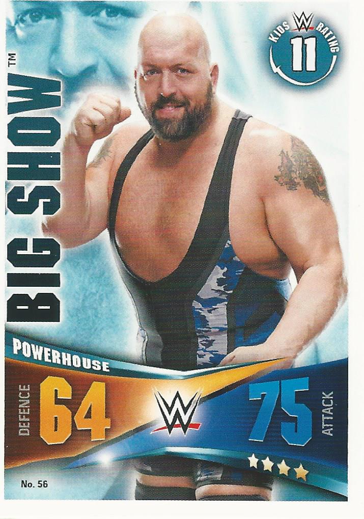 WWE Topps Slam Attax Rivals 2014 Trading Card Big Show No.56