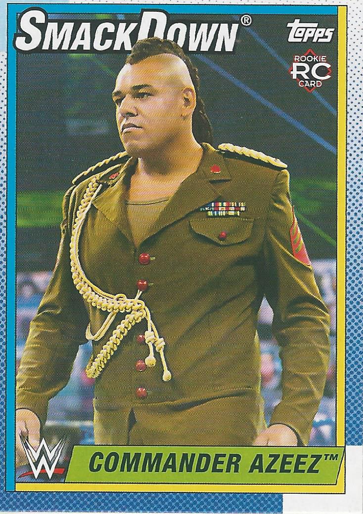 WWE Topps Heritage 2021 Trading Card Commander Azeez No.56