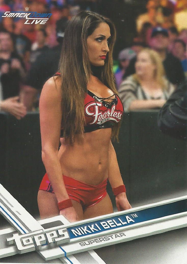 WWE Topps Then Now Forever 2017 Trading Card Nikki Bella No.156