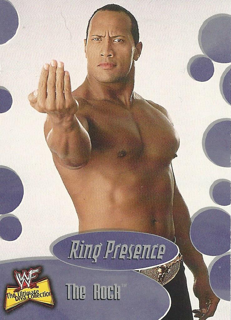 WWF Fleer Ultimate Diva Trading Cards 2001 The Rock No.56