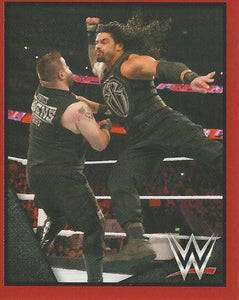 WWE Topps Then Now Forever 2016 Stickers Roman Reigns No.57