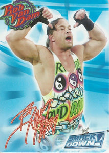 WWE Smackdown 2004 Tesla Trading Cards Rob Van Dam No.57