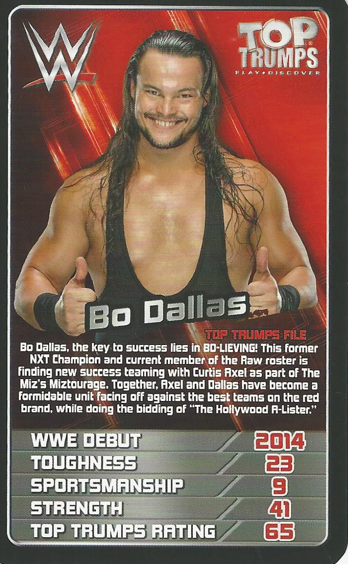 WWE Top Trumps 2018 Bo Dallas