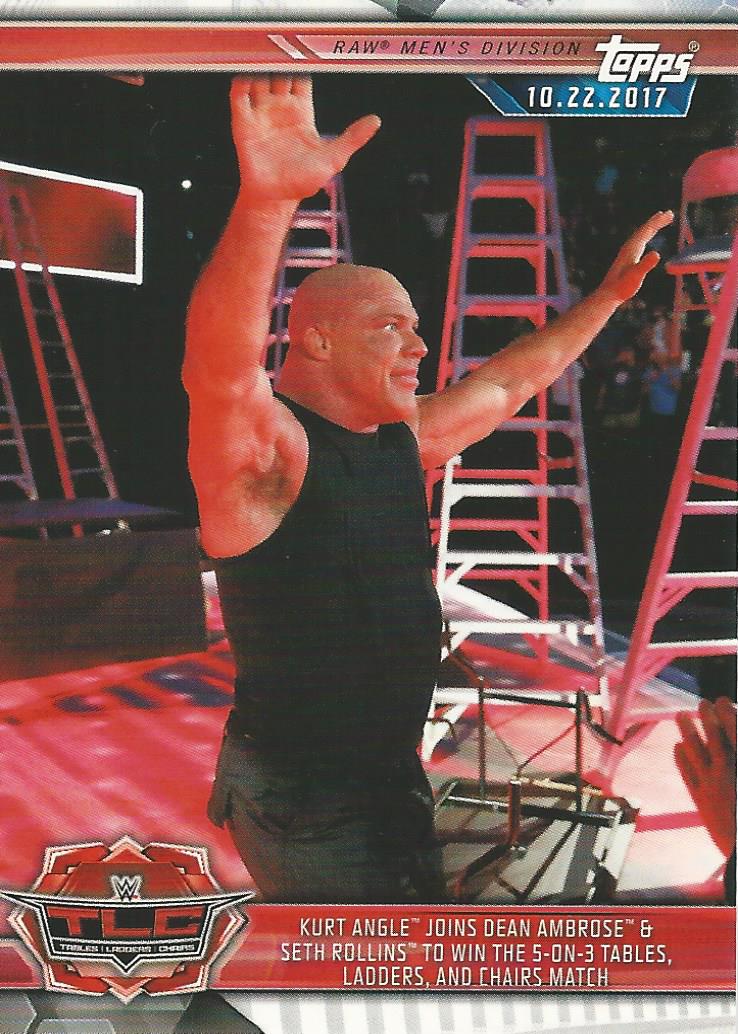 WWE Topps Champions 2019 Trading Cards Kurt Angle No.7