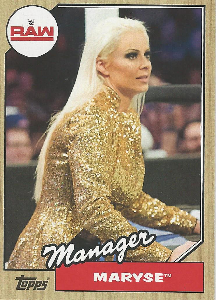 WWE Topps Heritage 2017 Trading Card Maryse No.57