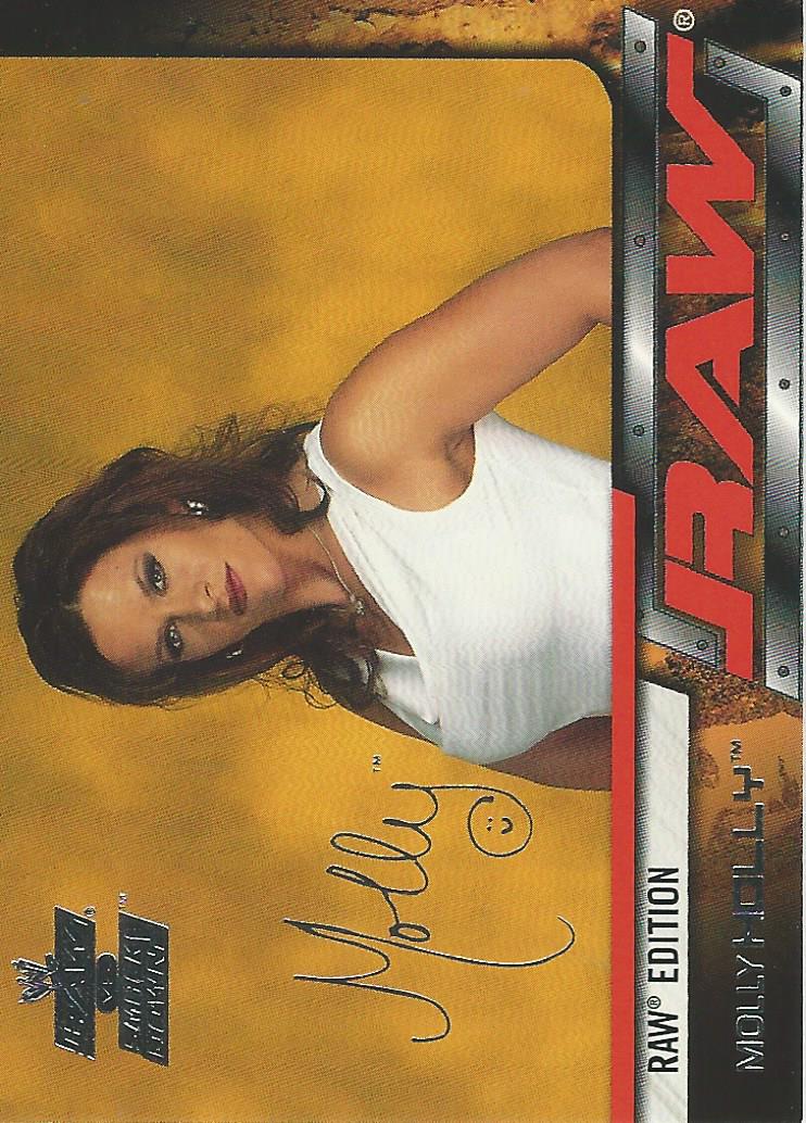 WWE Fleer Raw vs Smackdown Trading Card 2002 Molly Holly No.57