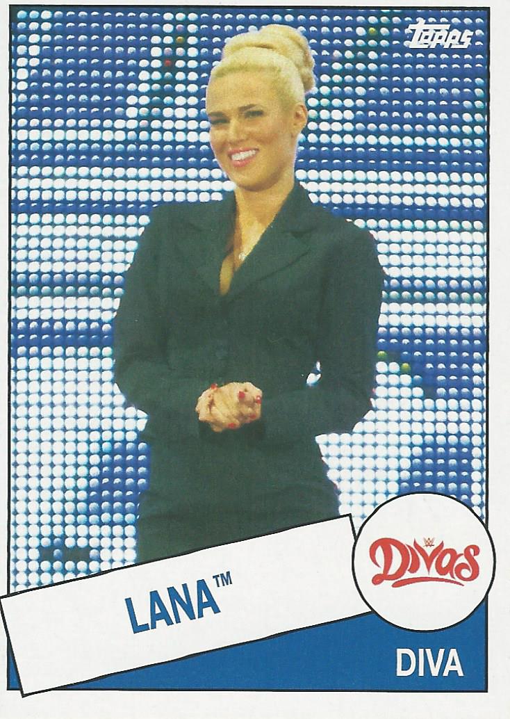 WWE Topps Heritage 2015 Trading Card Lana No.57