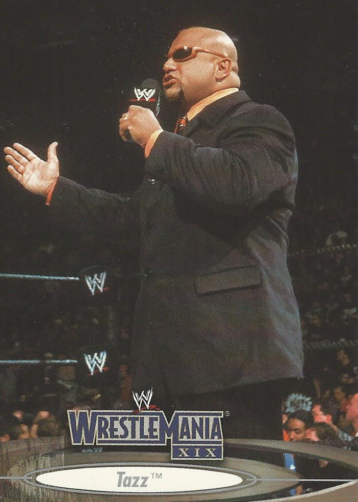 WWE Fleer Wrestlemania XIX Trading Cards 2003 Tazz No.57