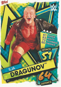 WWE Topps Slam Attax 2021 Trading Card Ilja Dragunov No.57