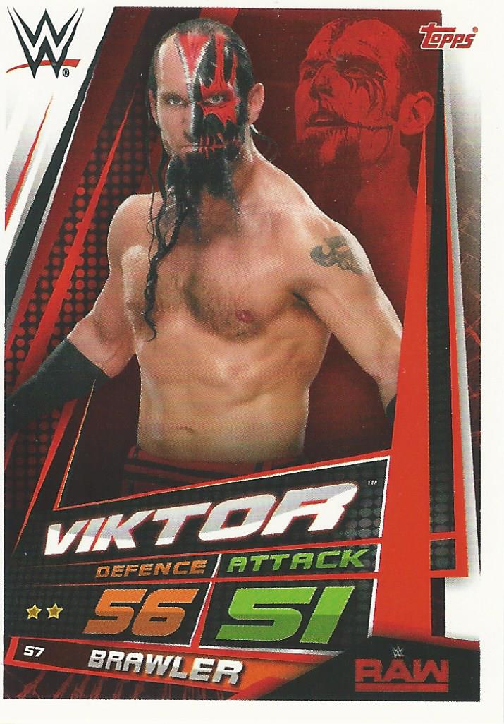 WWE Topps Slam Attax Universe 2019 Trading Card Viktor No.57