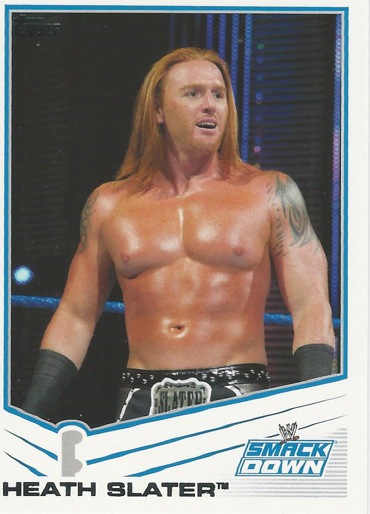 WWE Topps 2013 Trading Cards Heath Slater No.57