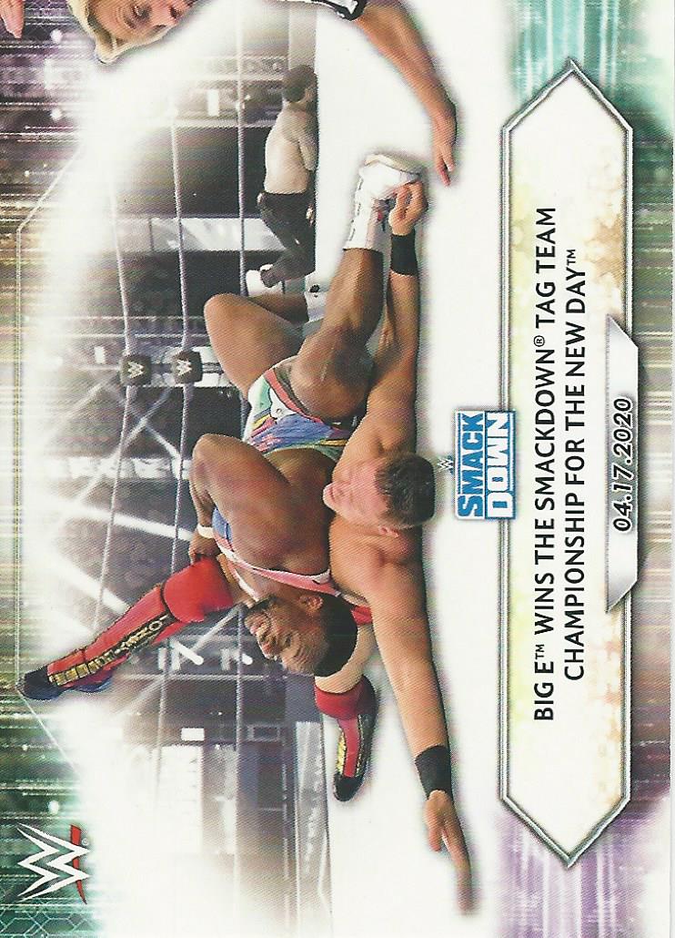 WWE Topps 2021 Trading Cards Big E No.57