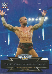 WWE Topps Road to Wrestlemania 2015 Trading Cards Randy Orton 27 of 30