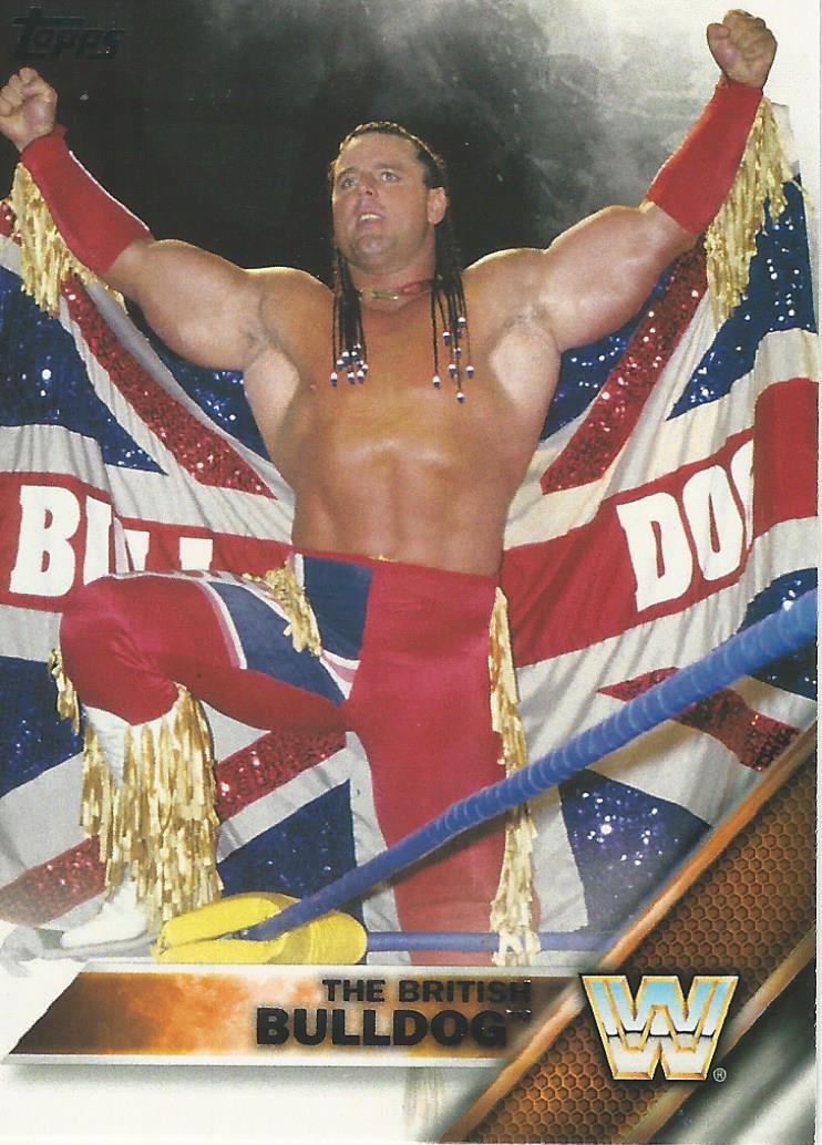 WWE Topps 2016 Trading Cards British Bulldog No.57